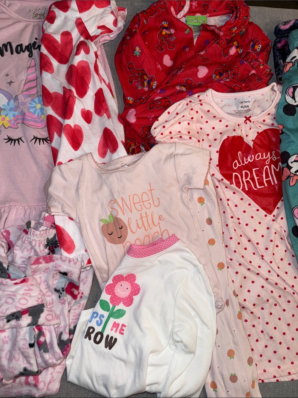 Girls 4T Pajama Lot